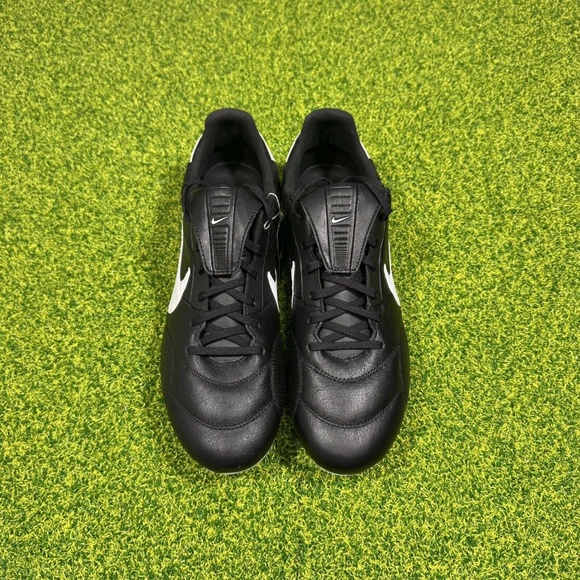 Nike Premier III 3 FG Size 10.5 Leather Soccer Cleats Black White AT5889-010 - Picture 3 of 7